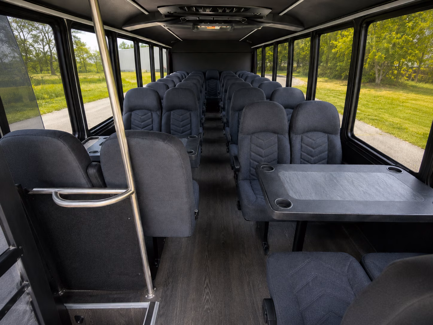 ontario 18 passenger minibus interior