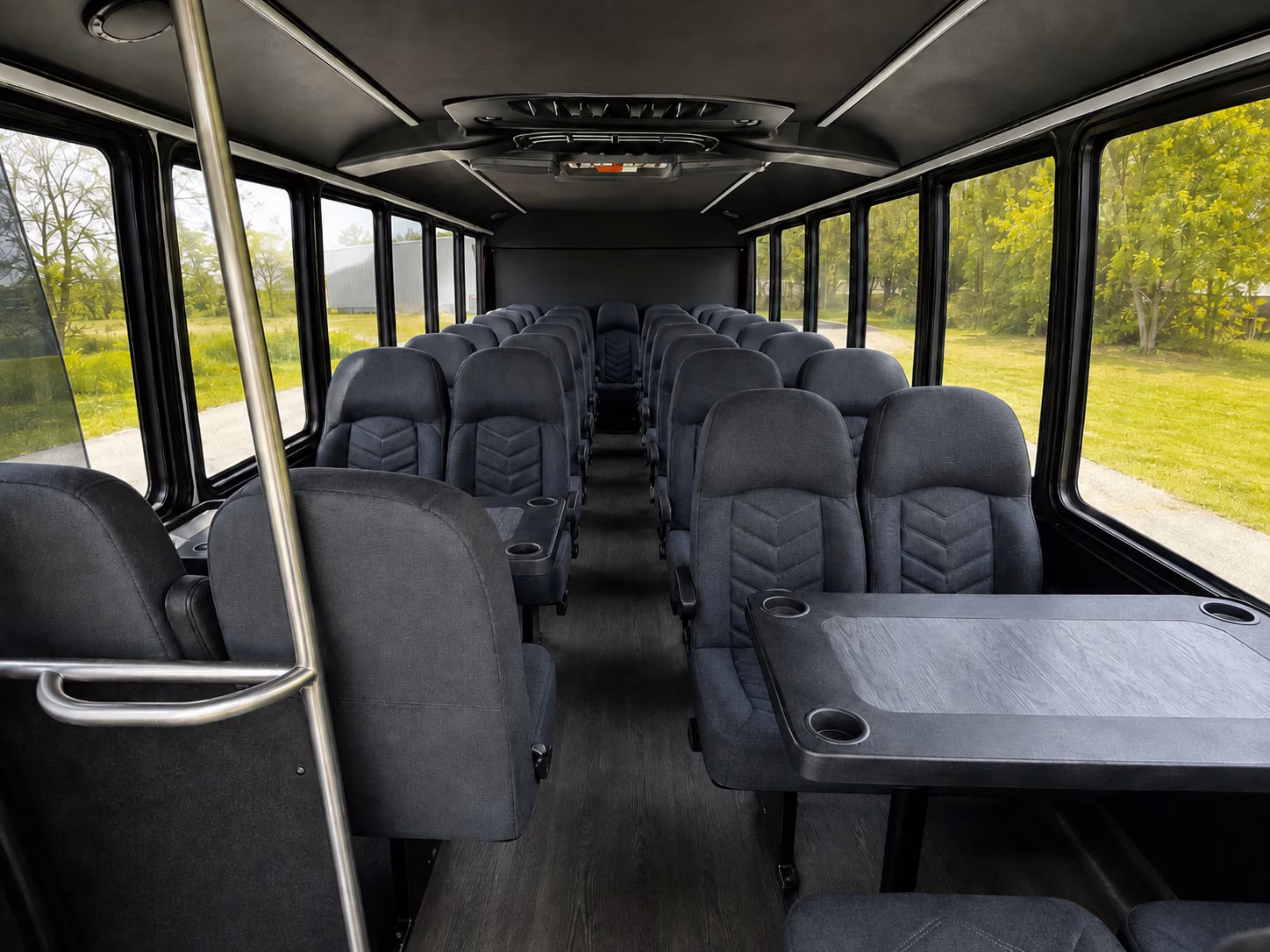 ontario 20 passenger minibus inside