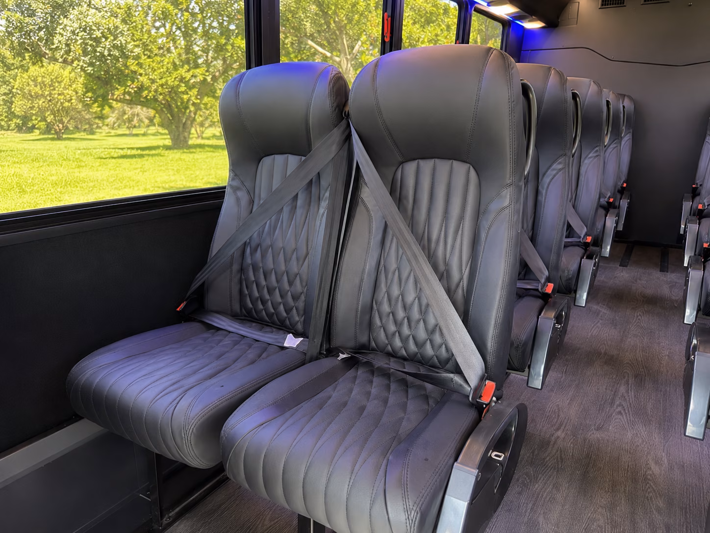 ontario 20 passenger minibus interior