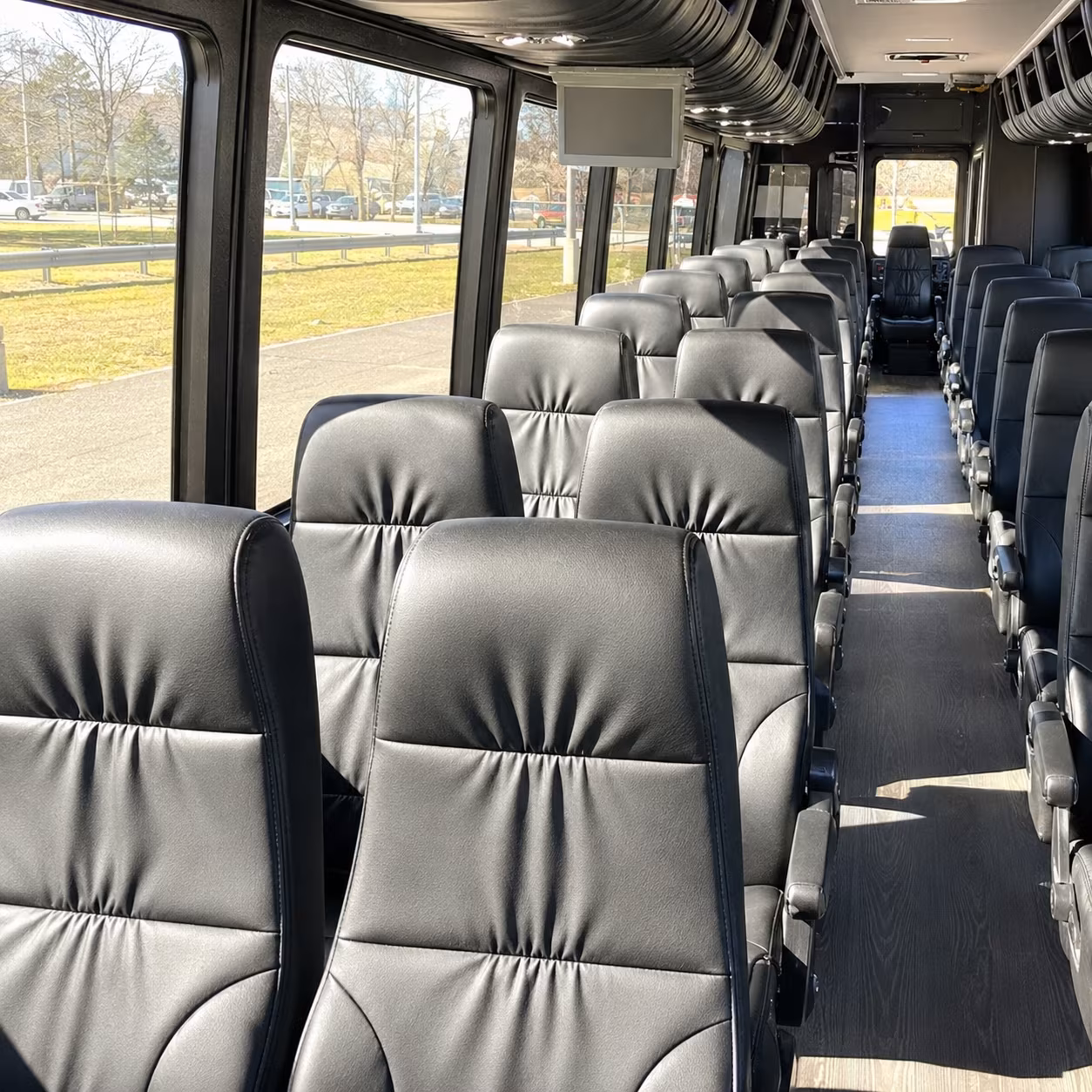 ontario 25 passenger minibus inside