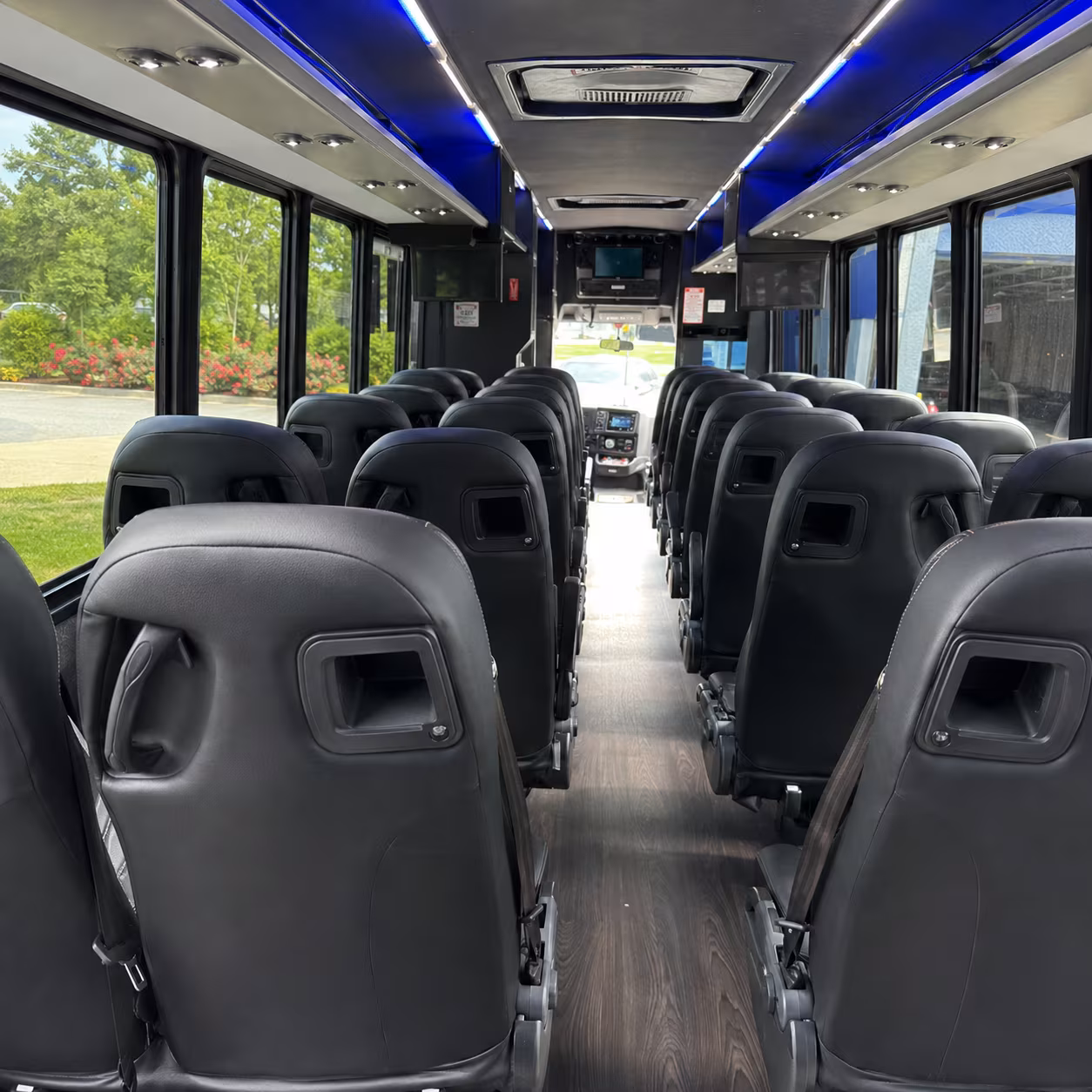 ontario 25 passenger minibus interior