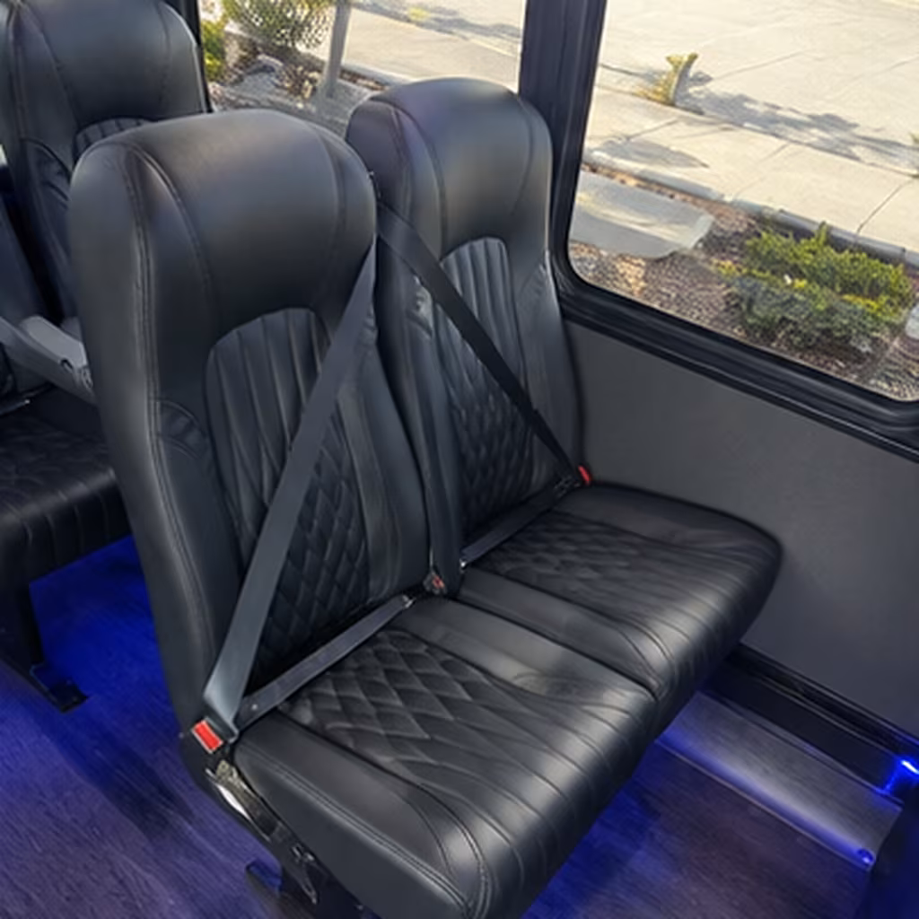 ontario 28 passenger minibus inside