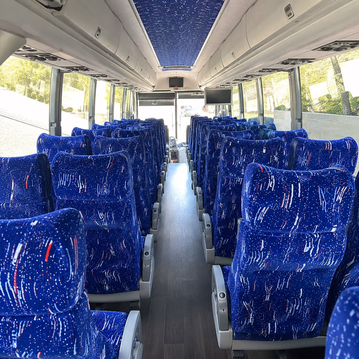 ontario 50 passenger charter bus interior