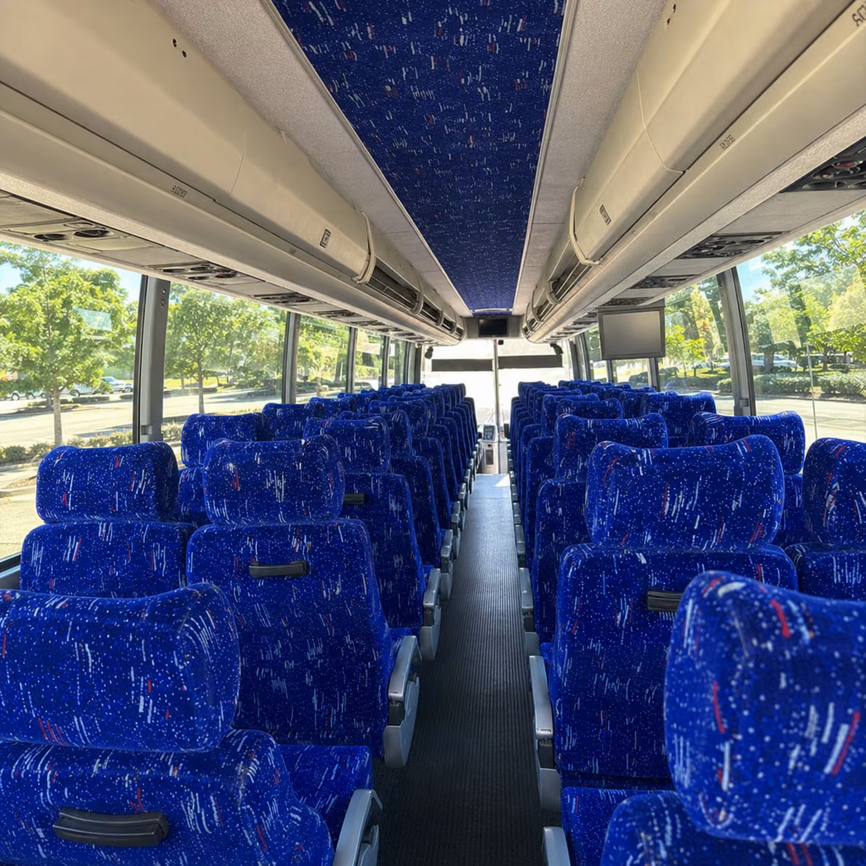 ontario charter bus inside
