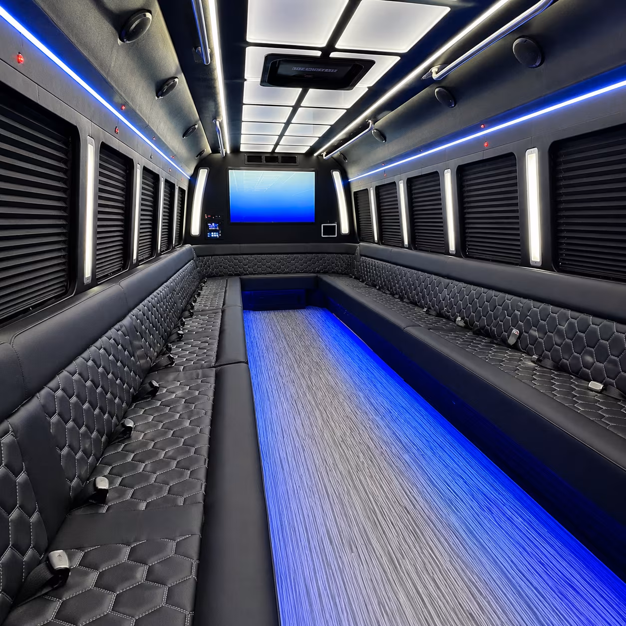 ontario party bus interior